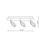 Light Prestige Carrara 3 spot LED chrom LP-1864/3W