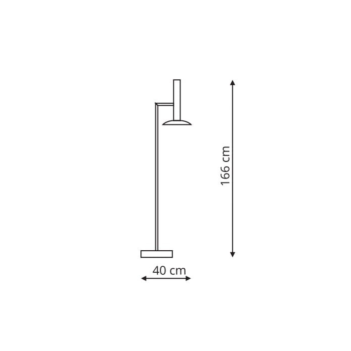 Light Prestige HAT podłogowa biała LED biały LP-1661/1F WH