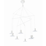 Light Prestige HAT wisząca biała LED biały LP-1661/8P WH
