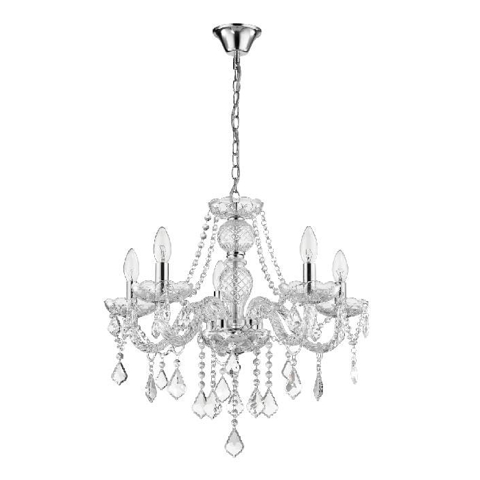 Light Prestige Cristallo 5 wisząca E14 transparentny LP-2940/5P