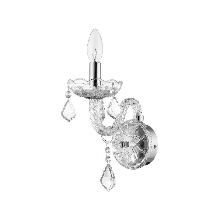 Light Prestige Cristallo kinkiet  E14 transparentny LP-2940/1W