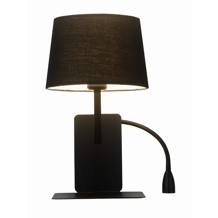 Light Prestige Dakota kinkiet (prawy) E27 czarny LP-2121/1W R BK