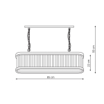 Light Prestige Galaxy wisząca E27 czarny LP-8527/5P