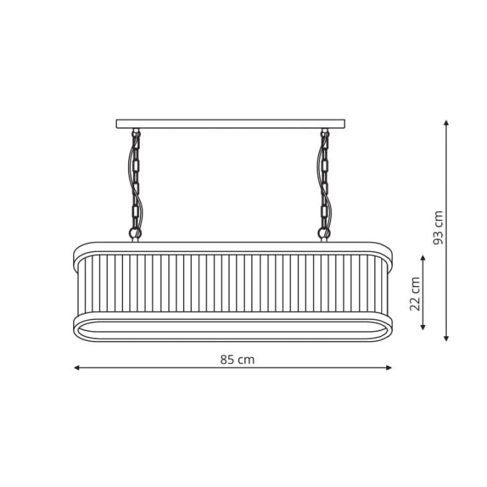Light Prestige Galaxy wisząca E27 czarny LP-8527/5P