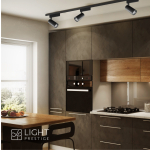 Light Prestige Leon SET 1F czarny LED czarny LP-1919/1W BK SET