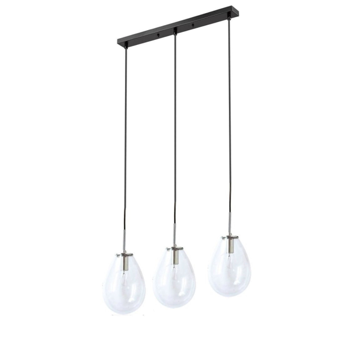 Light Prestige Fondi 3 linia wisząca E14 czarny LP-1214/3L