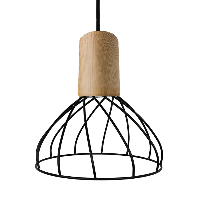 Light Prestige Moderno wisząca mała GU10 GU10 czarny/brązowy LP-1221/1P S BK