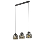 Light Prestige Melt 3 wisząca E27 czarny LP-126/3L