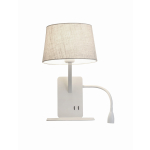 Light Prestige Dakota kinkiet z półka biały - prawy E27 biały LP-2121/1W R WH