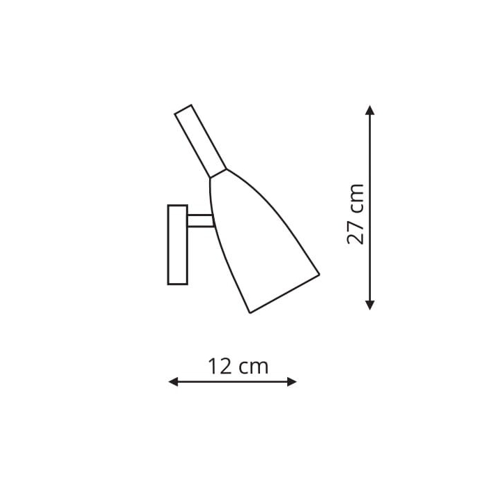 Light Prestige Solin kinkiet biały E14 biały LP-181/1W WH