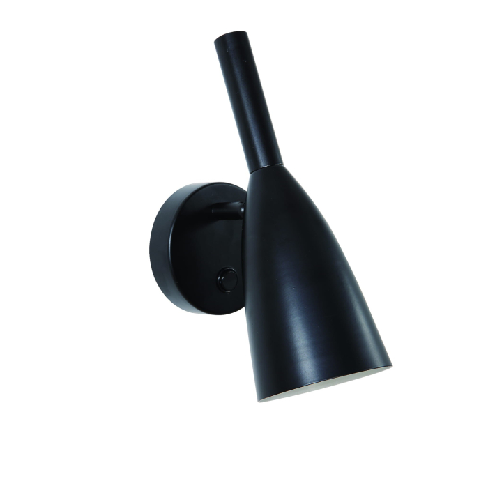 Light Prestige Solin kinkiet czarny E14 czarny LP-181/1W BK