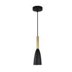 Light Prestige Solin wisząca czarno/złota E27 czarny/złoty LP-181/1P BK/GD