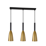 Light Prestige Solin 3 wisząca linia złota E27 złoty/czarny LP-181/3L GD