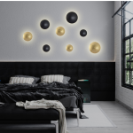 Light Prestige Platillo plafon średni czarny LED czarny LP-8102/1C-12W BK