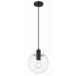 Light Prestige Puerto wisząca mała czarna E27 czarny LP-004/1P S BK