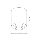 Light Prestige Faro XL oprawa natynkowa chrom  GU10 chrom LP-1464/1SM XL CH