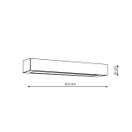 Light Prestige Ibros sufitowy biały średni 18W 4000K IP44 LED biały LP-7001/1C WH-63 18/4