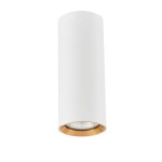 Light Prestige Manacor oczko białe ze złotym ringiem 13 cm GU10 biały LP-232/1D - 130 WH/GD