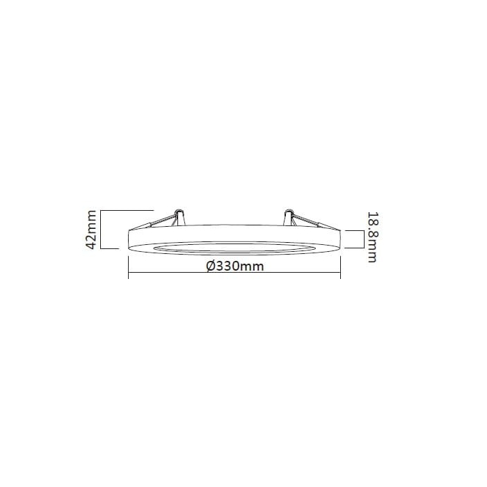 Light Prestige York plafon 2 w 1 4000K biały LED biały LP-330/1C 4WH