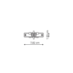 Light Prestige Łącznik wewnętrzny 3F biały  LP-551/4 WH