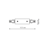 Light Prestige Zasilanie centralne 3F białe  LP-551/3F WH