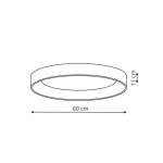 Light Prestige Georgia plafon czarny LED czarny LP-049/1C BK