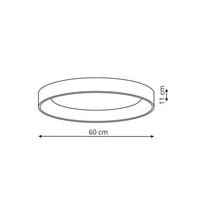 Light Prestige Georgia plafon złoty LED złoty LP-049/1C GD
