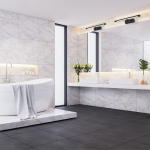 Light Prestige Isla kinkiet czarny średni z IP44 3000K LED czarny GS-LWB-12W/3 BK