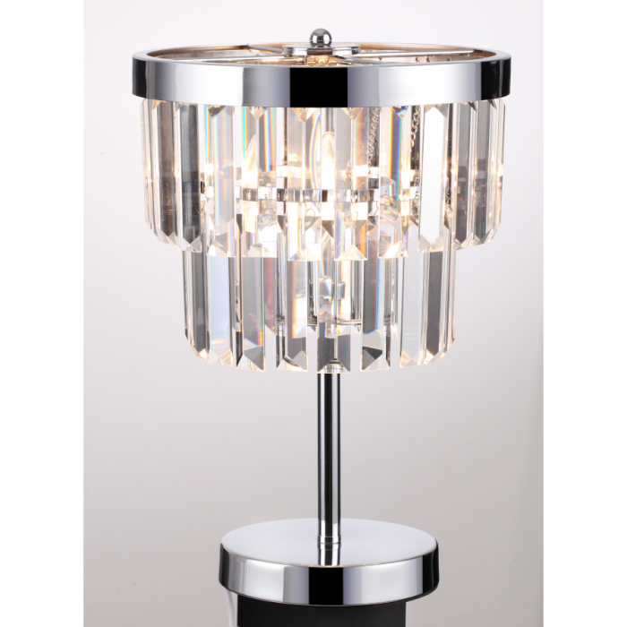 Light Prestige Vetro biurkowa E14 transparentny/srebrny LP-2910/1T